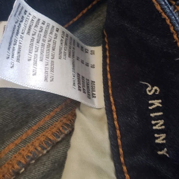 America eagle size 10 super stretch jean - Picture 2 of 3